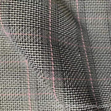 Polyester Stretch Yarn Dyed Checks Fabric